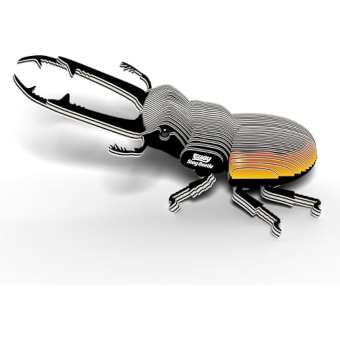 114 BEETLE DEER ECO-FRIENDLY 3D PAPER PUZZLE - Image 2